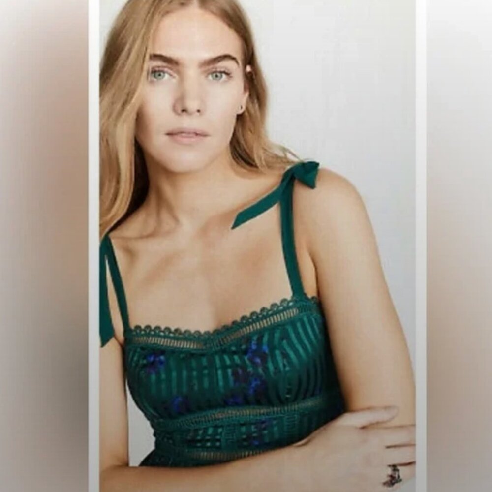 Free PEOPLE Maxi Dress with Tie Straps - Picture 2 of 13